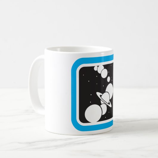 Mug Planètes dans l'espace (Devant gauche)