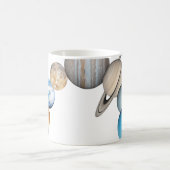 Mug Planètes du système solaire (Couleur modifiable) (Centre)