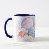 Mug Planètes Endormies Mignonnes (Gauche)