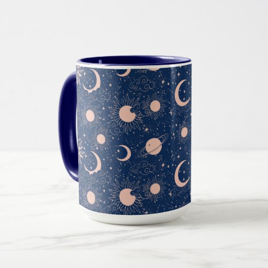 Mug Planètes et étoiles Motif (Devant gauche)