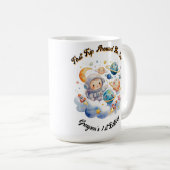 Mug Planètes extérieures Blue Premier anniversaire (Devant droit)