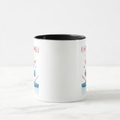 Mug Planètes Rétro Vaporwave Synthwave (Centre)