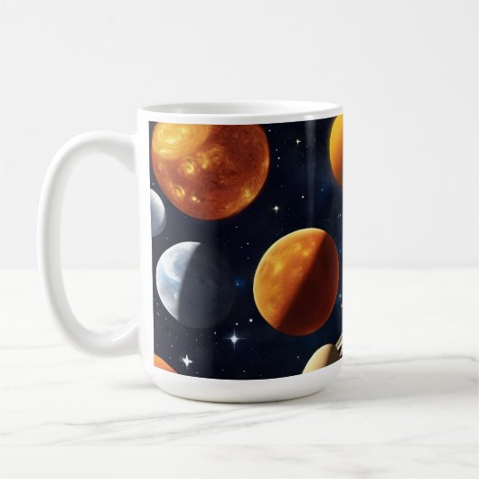 Mug Planètes spatiales 2 (Gauche)