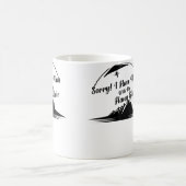 Mug Planeur - Désolé, j'ai des projets avec mon planeu (Centre)