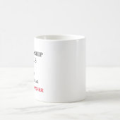 Mug Planificateur d'événements d'état de relation (Centre)