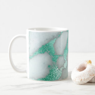 Mug Planificateur fascinant vert en bon état givré p