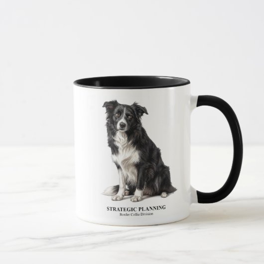Mug Planification Stratégique Border Collie (Droite)