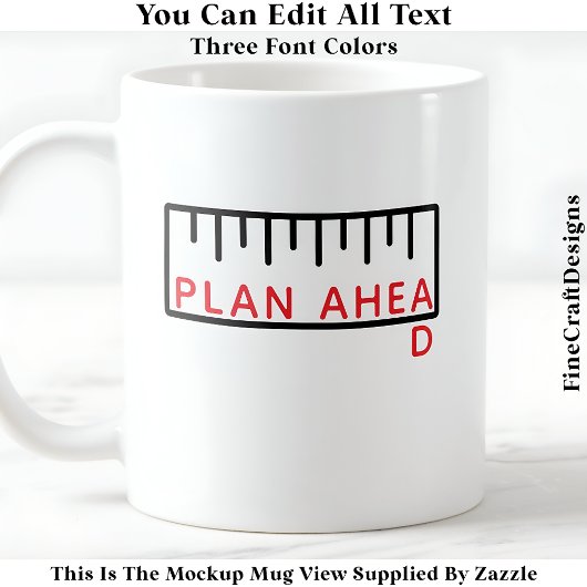 Mug Planifier avant Funny Crafter Sewer Quilter 063 De