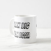 Mug Planifier un grand rêve plus grand Citation motiva (Devant gauche)