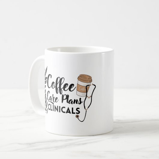 Mug Plans de café Cliniques (Devant gauche)