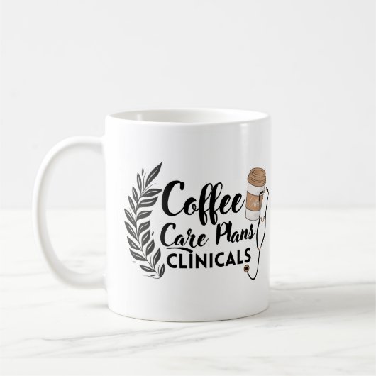 Mug Plans de café Cliniques (Gauche)