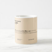 Mug Plans de conception du navire H. L. Hunley SD (Centre)