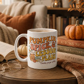 Mug Plans de cours Spice Citrouille Cadeau Rétro Profe