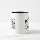 Mug Plantant dans les lits augmentés, 'du Laby du (Centre)