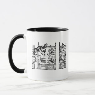 Mug Plantant dans les lits augmentés, 'du Laby du