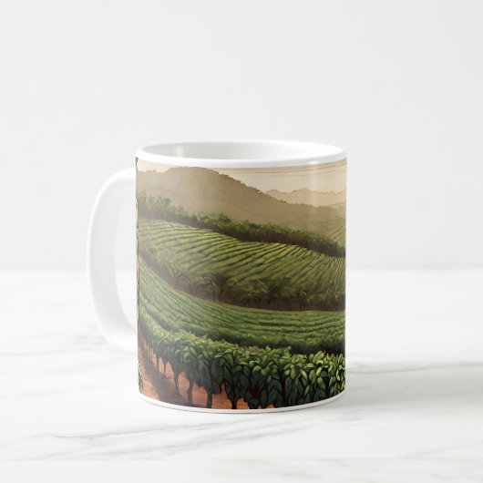 Mug Plantation de café (Devant gauche)