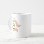 Mug Plantation verte Happy Tu B'shvat / Bishvat (Devant gauche)