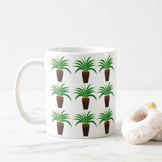 Mug Plante araignée (Avec donut)