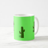 Mug Plante Cactus sur vert clair (Devant droit)
