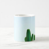 Mug Plante cactus vert en arrière - plan blanc (Centre)