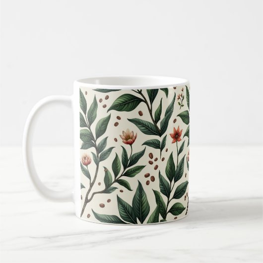 Mug Plante de café botanique (Gauche)