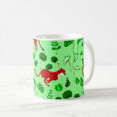 Mug plante de christmas leopard cheetah monstera (Devant droit)