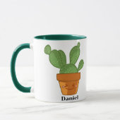Mug Plante de fleur de cactus succulent esthétique (Gauche)