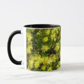 Mug Plante de glace dorée Fleurs jaunes (Gauche)