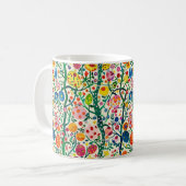 Mug Plante d'oeufs de Pâques floraux (Devant gauche)