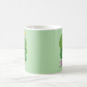 Mug Plante en pot graphique aquarelle boho - "Choisiss (Centre)