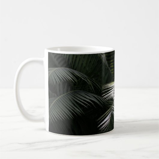 MUG PLANTE FEUILLES VERTES (Gauche)