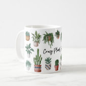 Mug Plante folle Lady Funny jardinage jardiner (Devant gauche)