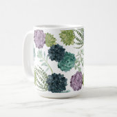 Mug Plante Happiness Collection Motif Succulent (Devant gauche)