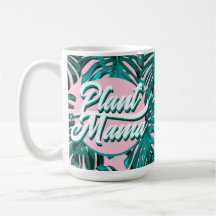 Plante Mama Turquoise rose Monstera Jungle Feuille