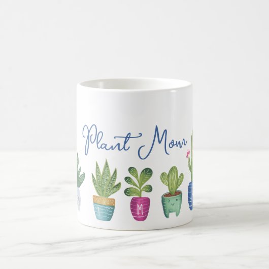 Mug Plante Maman Fun & mignon Pote Plante Monogramme (Centre)