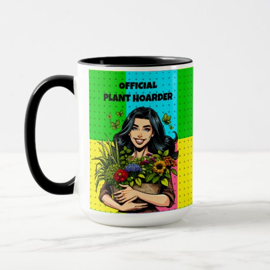 Mug Plante officiel Hoarder | Drôle toxicomane (Gauche)