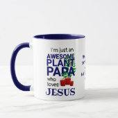 Mug Plante PERSONNALISÉ PAPA AIME JESUS (Gauche)