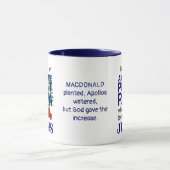 Mug Plante PERSONNALISÉ PAPA AIME JESUS (Centre)