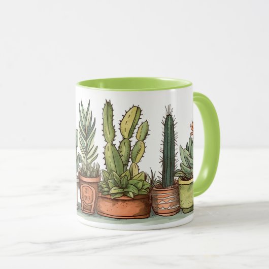 Mug plante - Pot Lover (Devant droit)