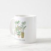 Mug Plante Whisperer - Ménages - Monogramme (Devant gauche)