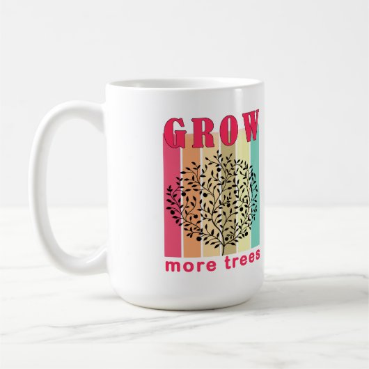 Mug planter plus d'arbres (Gauche)