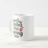 Mug Planter sourires Fermier mignon Printemps Vie agri (Devant gauche)