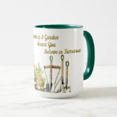 Mug Planter Une Bouge En Céramique Du Jardin (Devant droit)