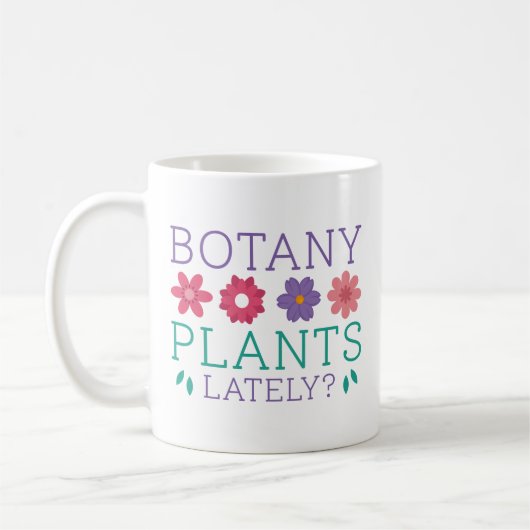Mug Plantes botaniques récemment (Gauche)