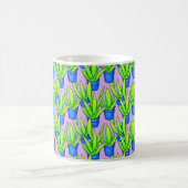Mug Plantes d'Aloe Vera avec fond violet (Centre)