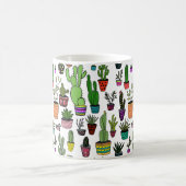 Mug Plantes de cactus en pot Motif mignon Coloré (Centre)