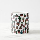 Mug Plantes de cactus en pot Motif mignon Coloré (Centre)