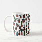 Mug Plantes de cactus en pot Motif mignon Coloré (Gauche)