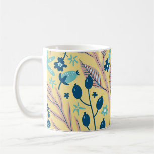 Mug Plantes et fleurs botaniques modernes