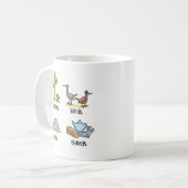 Mug Plantes et oiseaux, rochers et chosesMug (Devant gauche)